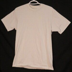 KIRKLAND SIGNATURE | medium | Solid White Short Sleeve Cotton Tee / T-Shirt